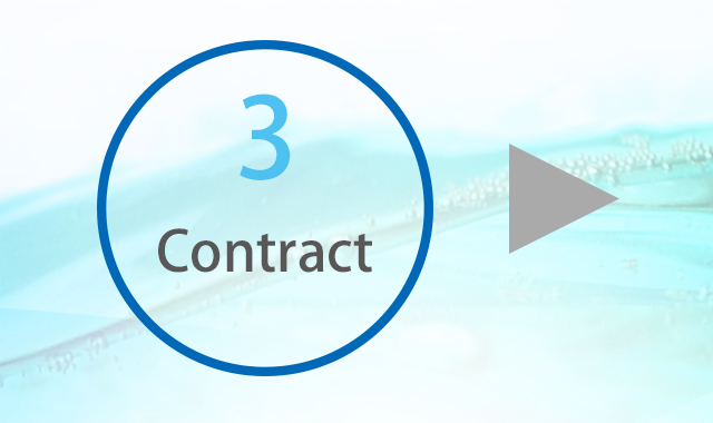 The contract is concluded after the customer is satisfied with all the conditions.